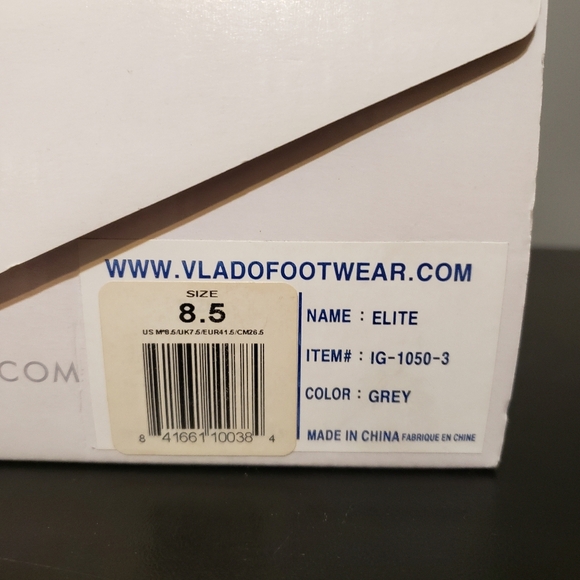 Vlado‎ Men\'s Elite Slip-on Grey Loafer Shoes Size 8.5 main image 2